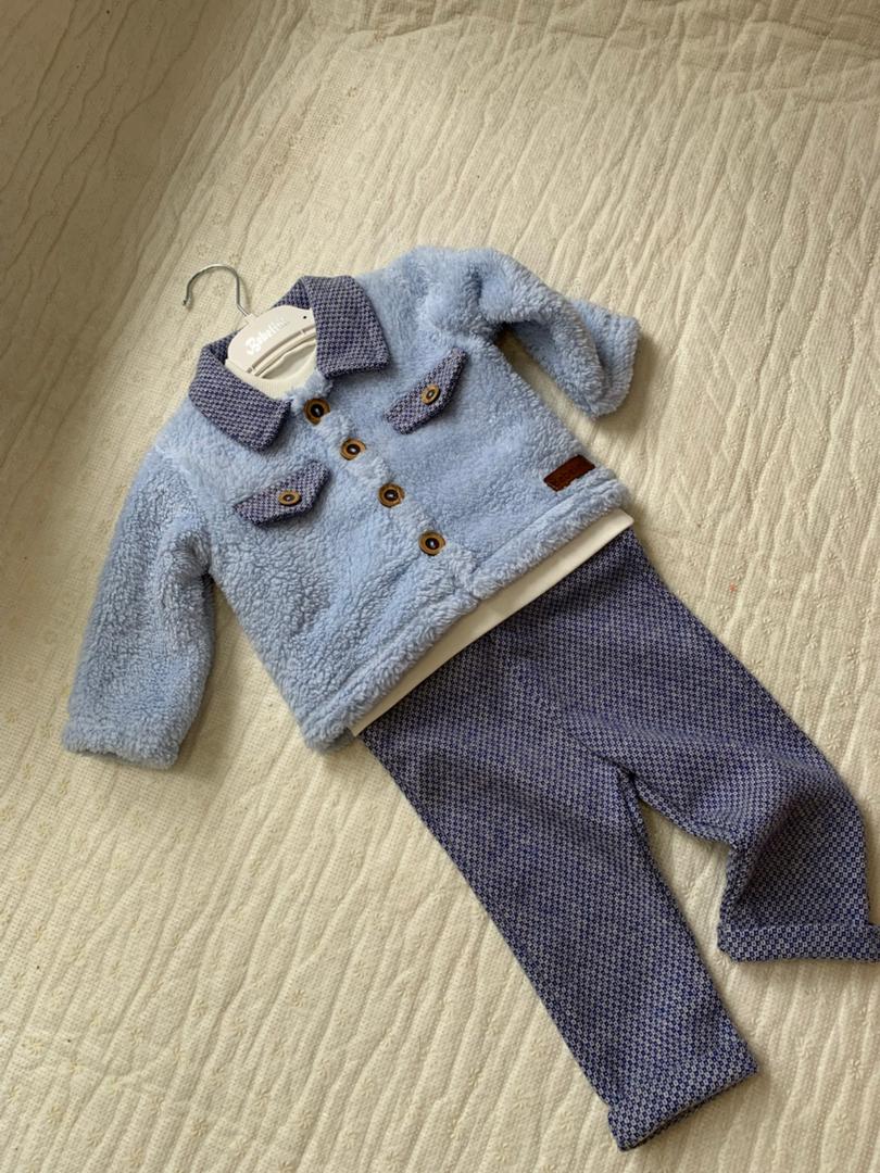 Ensemble Collection 3 Piéces 2026 Garçon Blue Bear 3-18 mois