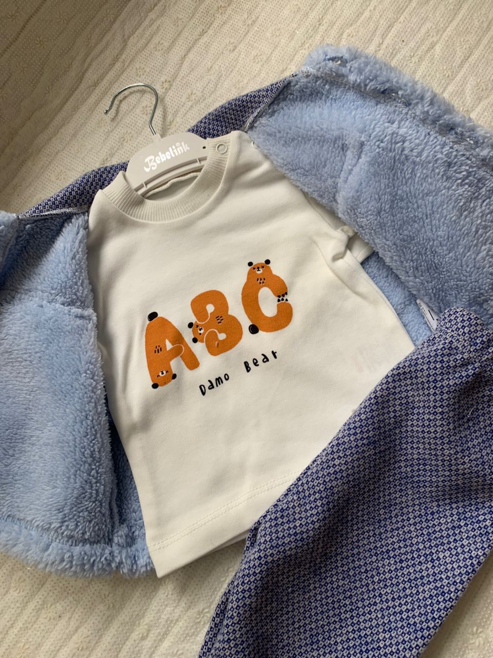 Ensemble Collection 3 Piéces 2026 Garçon Blue Bear 3-18 mois