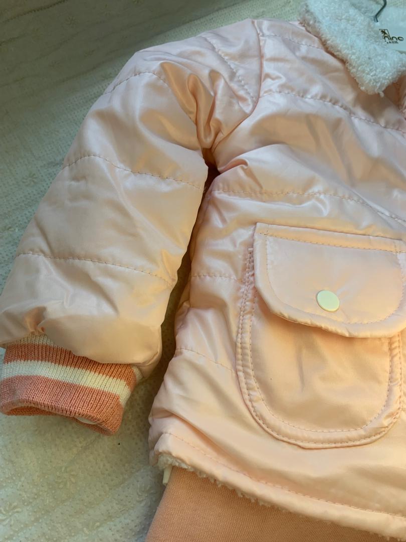 Ensemble 3 Piéces Collection 2026 Fille Girl Bear Pink 6-24 mois