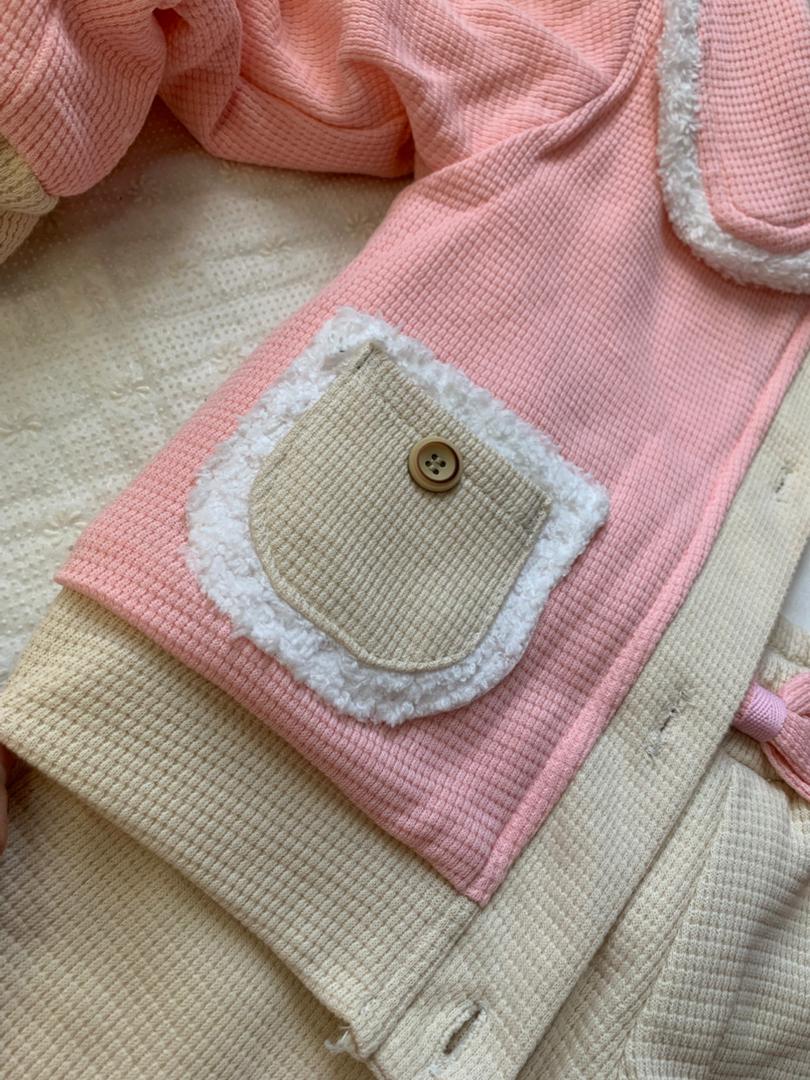 Ensemble 3 Piéces Collection 2026 Fille Pink Rabbit 6-24 mois