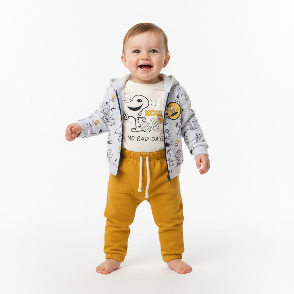 Jogging 3 Piéces Collection 2026 Garçon Snoopy 6-24 mois