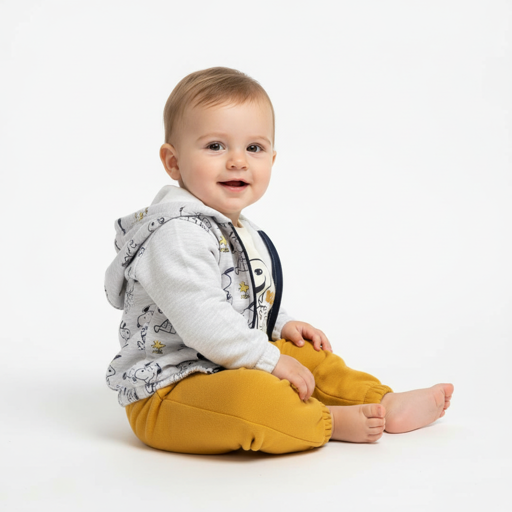 Jogging 3 Piéces Collection 2026 Garçon Snoopy 6-24 mois