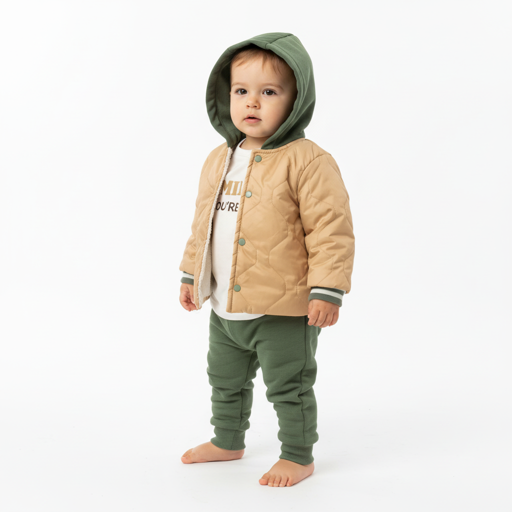 Ensemble 3 Piéces Collection 2026 Garçon Smile On 6-24 mois