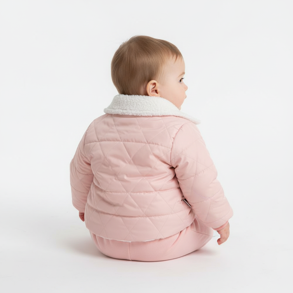 Ensemble 3 Piéces Collection 2026 Fille Girl Bear Pink 6-24 mois