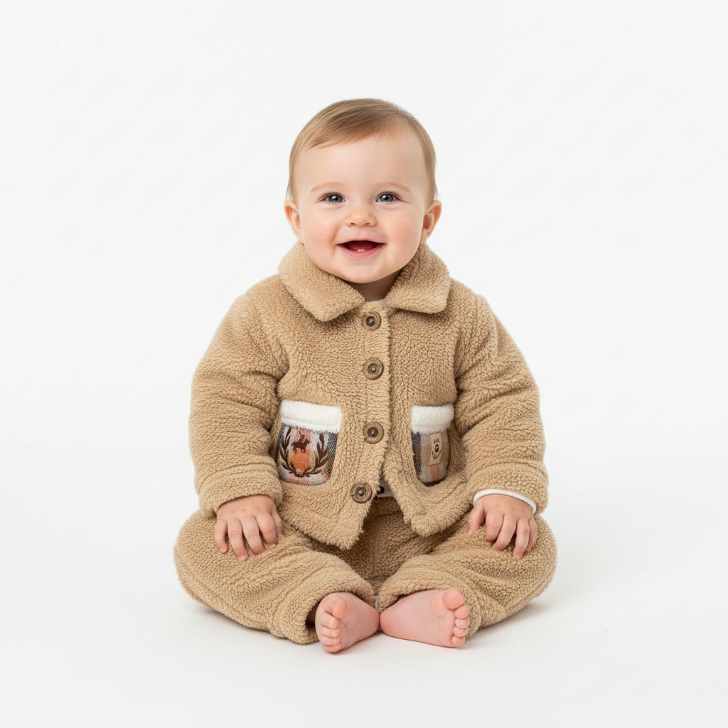 Ensemble Collection 3 Piéces 2026 Garçon Teddy Bear 3-18 mois