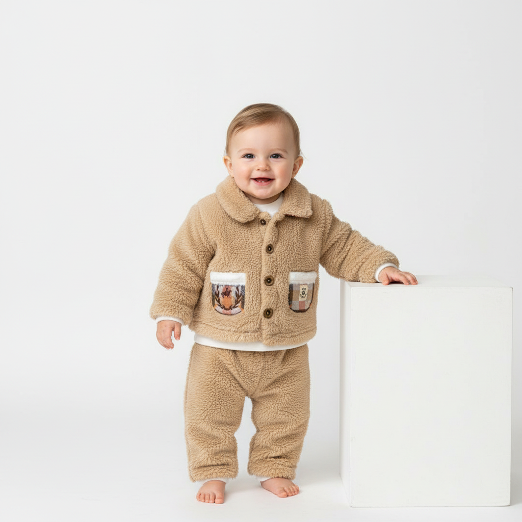 Ensemble Collection 3 Piéces 2026 Garçon Teddy Bear 3-18 mois